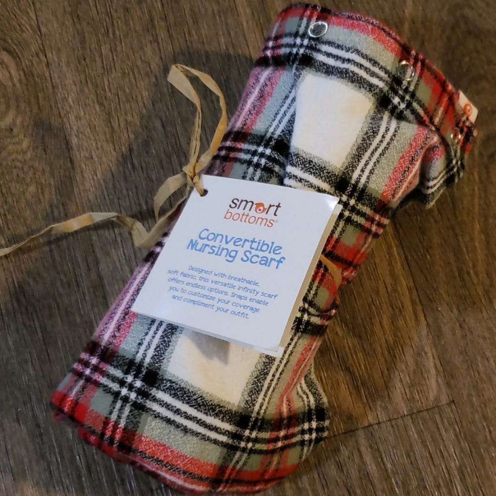 Plaid Nursing Scarf
